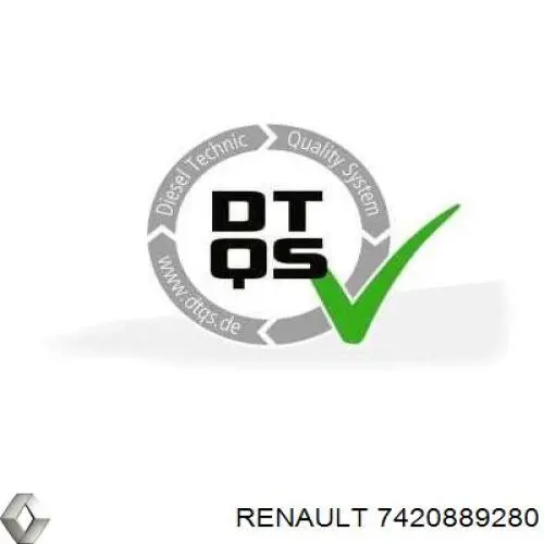 7420889280 Renault (RVI) датчик температуры отработавших газов (ог, перед сажевым фильтром)