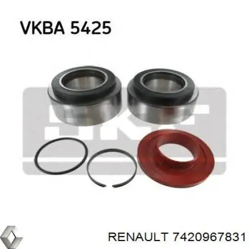 Комплект подшипника ступицы колеса Renault (RVI) 7420967831 цена, от 243.09 USD