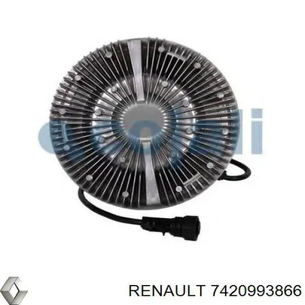 Вискомуфта (вязкостная муфта) вентилятора охлаждения Renault (RVI) 7420993866
