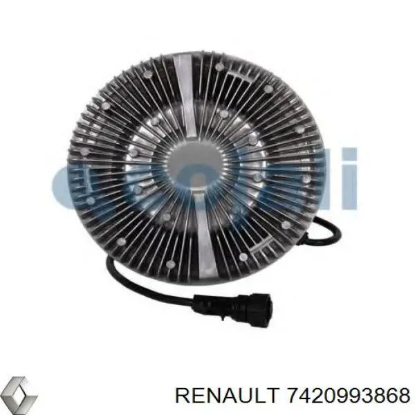 7420993868 Renault (RVI) вискомуфта (вязкостная муфта вентилятора охлаждения)