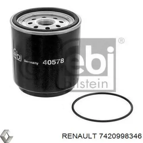 Топливный фильтр 7420998346 Renault (RVI)