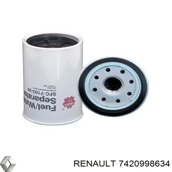 7420998634 Renault (RVI) топливный фильтр