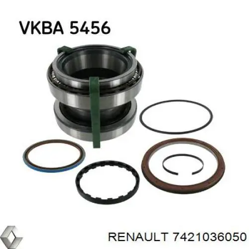Подшипник задней ступицы 7421036050 Renault (RVI)