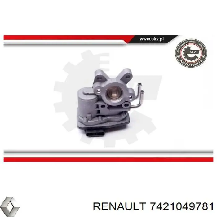 Купить 7421049781 Renault (RVI) Клапан EGR системы рециркуляции отработавших газов