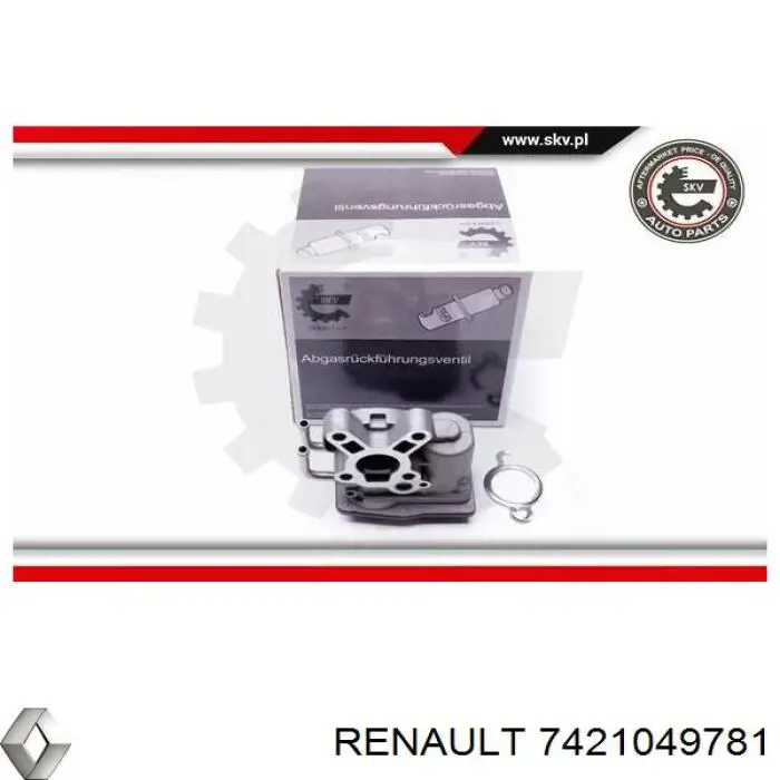 Клапан ЕГР 7421049781 Renault (RVI)