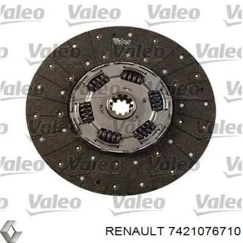 Диск сцепления 7421076710 Renault (RVI)