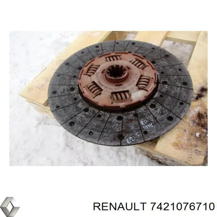 7421076710 Renault (RVI) Диск сцепления ведомый