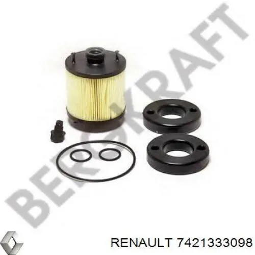 ДПФ фильтр Renault (RVI) 7421333098 цена, от 27.37 USD
