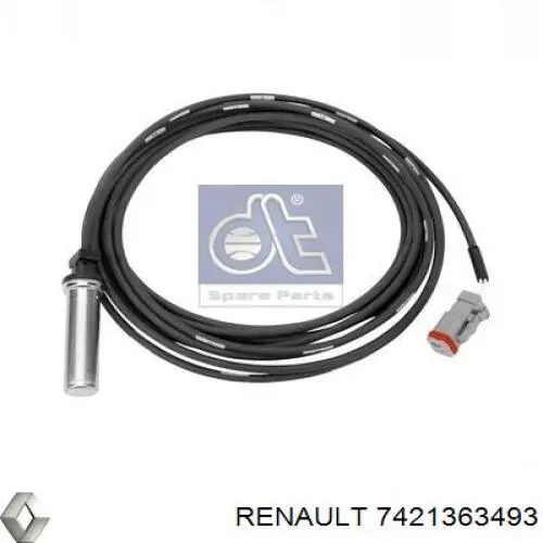 Датчик АБС (ABS) передний правый 7421363493 Renault (RVI)