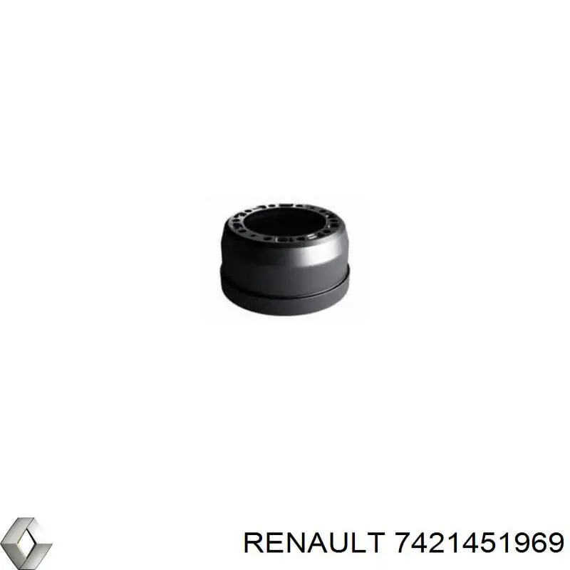 Барабан тормозной передний 7421451969 Renault (RVI)