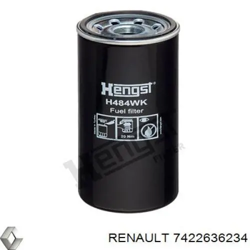 Топливный фильтр 7422636234 Renault (RVI)