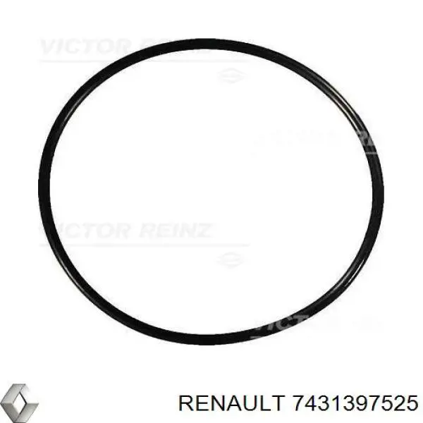 Прокладка клапанной крышки двигателя, кольцо 7431397525 Renault (RVI)