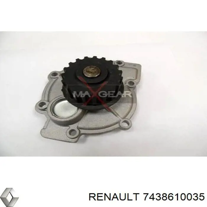 Bomba de agua 7438610035 Renault (RVI)