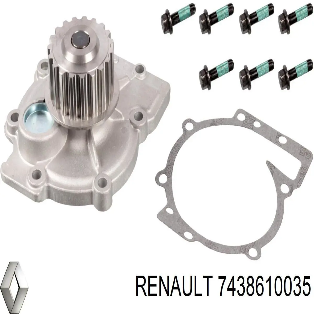 7438610035 Renault (RVI) помпа