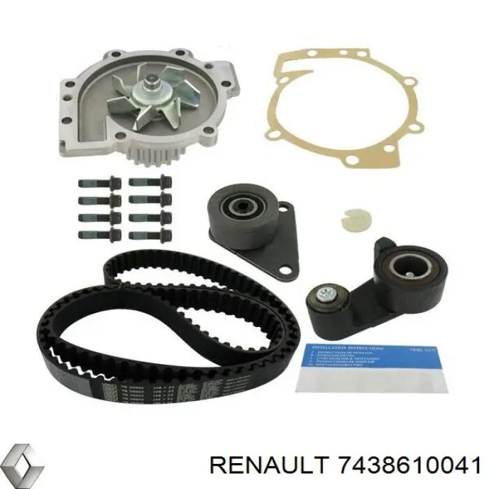 Комплект ГРМ 7438610041 Renault (RVI)
