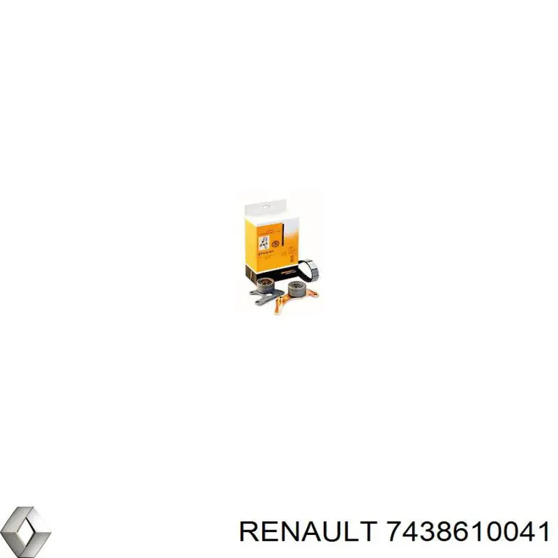 7438610041 Renault (RVI) Комплект ремня ГРМ