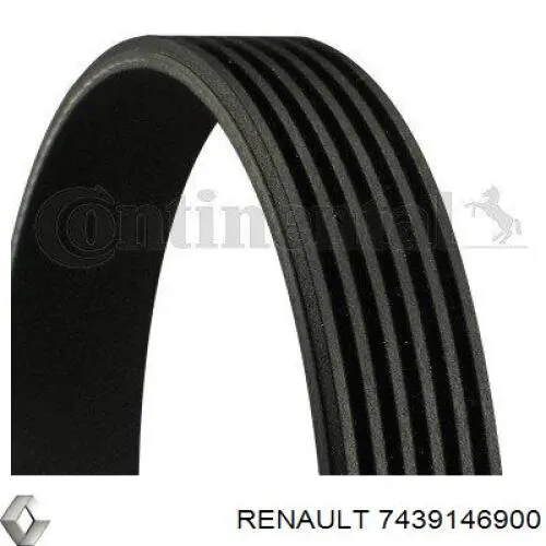 Клиновый ремень Renault (RVI) 7439146900 цена, от 14.01 USD