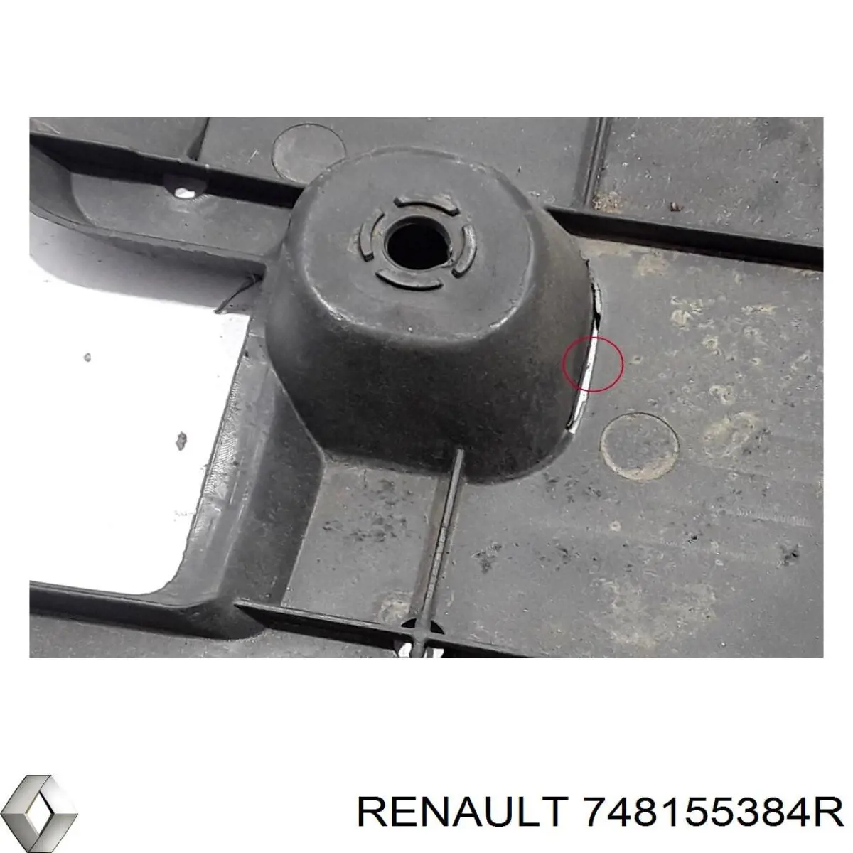 Купить 748155384R Renault (RVI) Защита днища левая