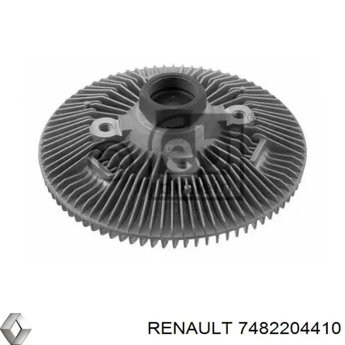 Вискомуфта (вязкостная муфта) вентилятора охлаждения Renault (RVI) 7482204410