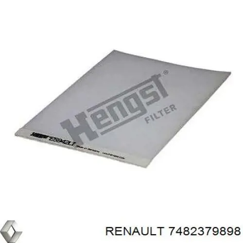 Фильтр воздушный отопителя Hengst E5942LI цена, от 25.41 USD