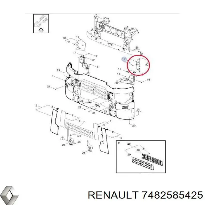  7482585425 Renault (RVI)