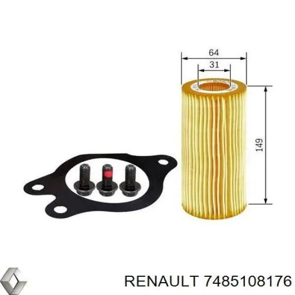 Фильтр АКПП 7485108176 Renault (RVI)