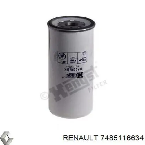 7485116634 Renault (RVI) топливный фильтр