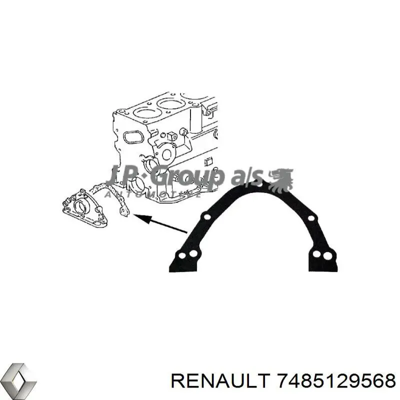 Воздушный фильтр 7485129568 Renault (RVI)