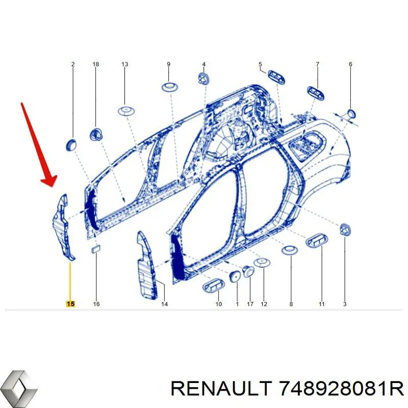 Купить 748928081R Renault (RVI) 