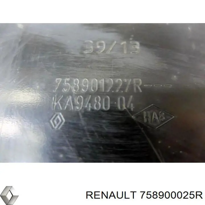 Защита моторного отсека Renault (RVI) 758901227R цена, от 58.34 USD