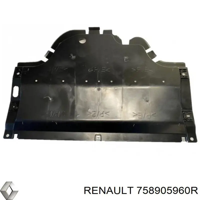 758905960R Renault (RVI) proteção de motor, de panela (da seção de motor)