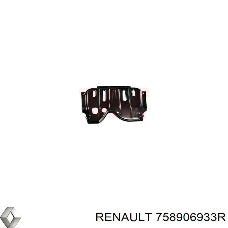 758906933R Renault (RVI) proteção de motor, de panela (da seção de motor)