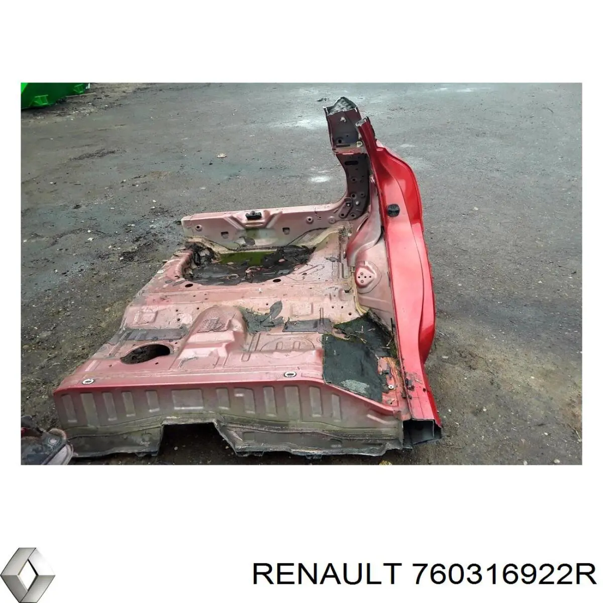 760316922R Renault (RVI) Крыло заднее