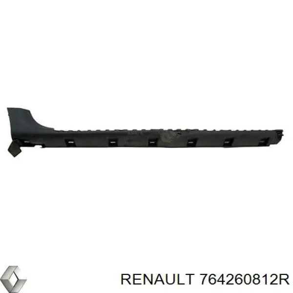 Накладка (молдинг) порога наружная правая Renault (RVI) 764260812R цена, от 174.32 USD