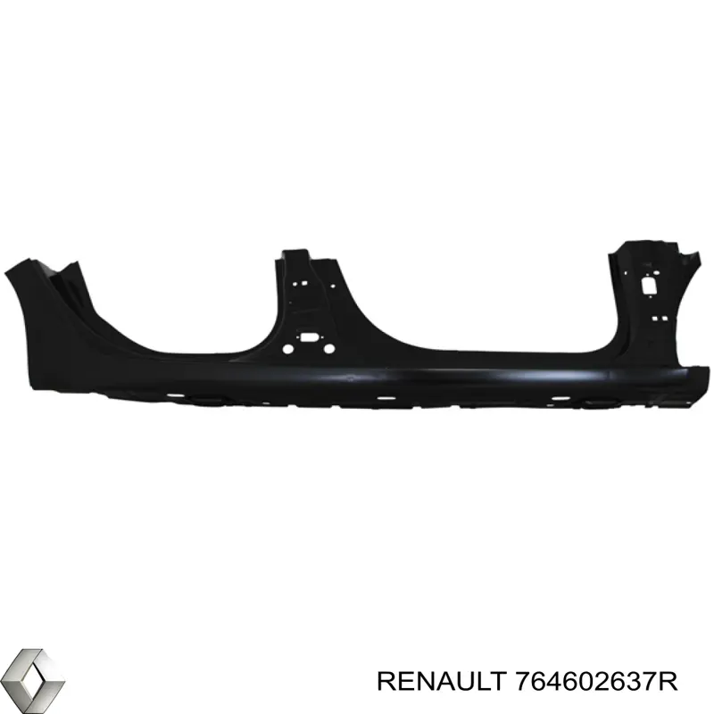Порог внешний правый Renault (RVI) 764602283R цена, от 156.44 USD