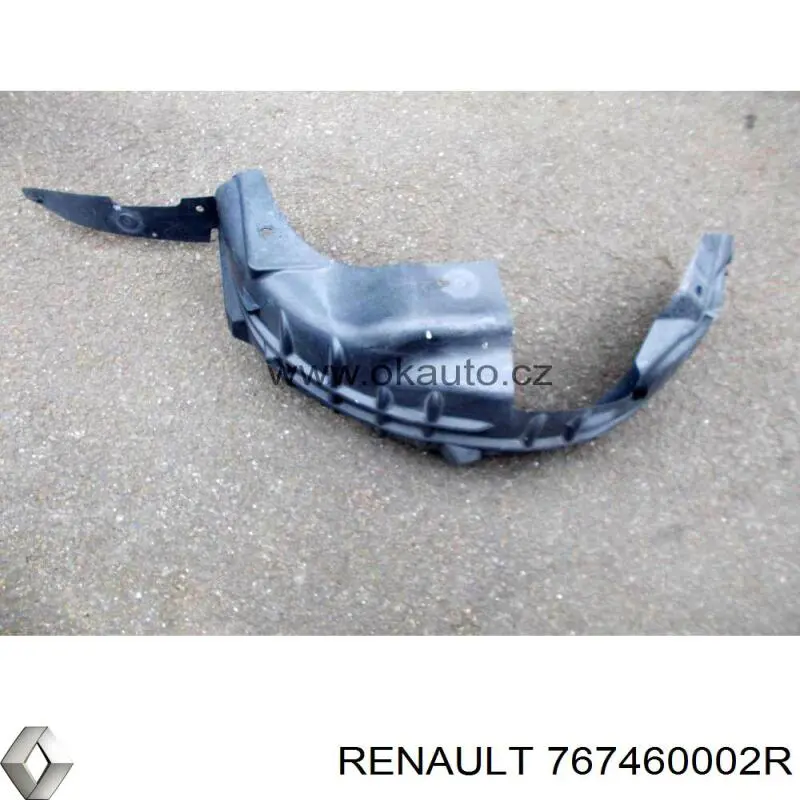 Подкрылок крыла заднего правый на Renault Laguna III 