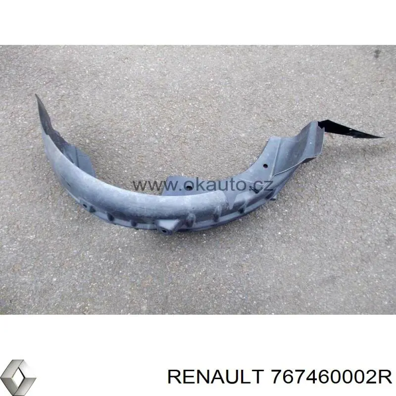 Подкрылок задний правый Renault (RVI) 767460002R цена, от 28.16 USD