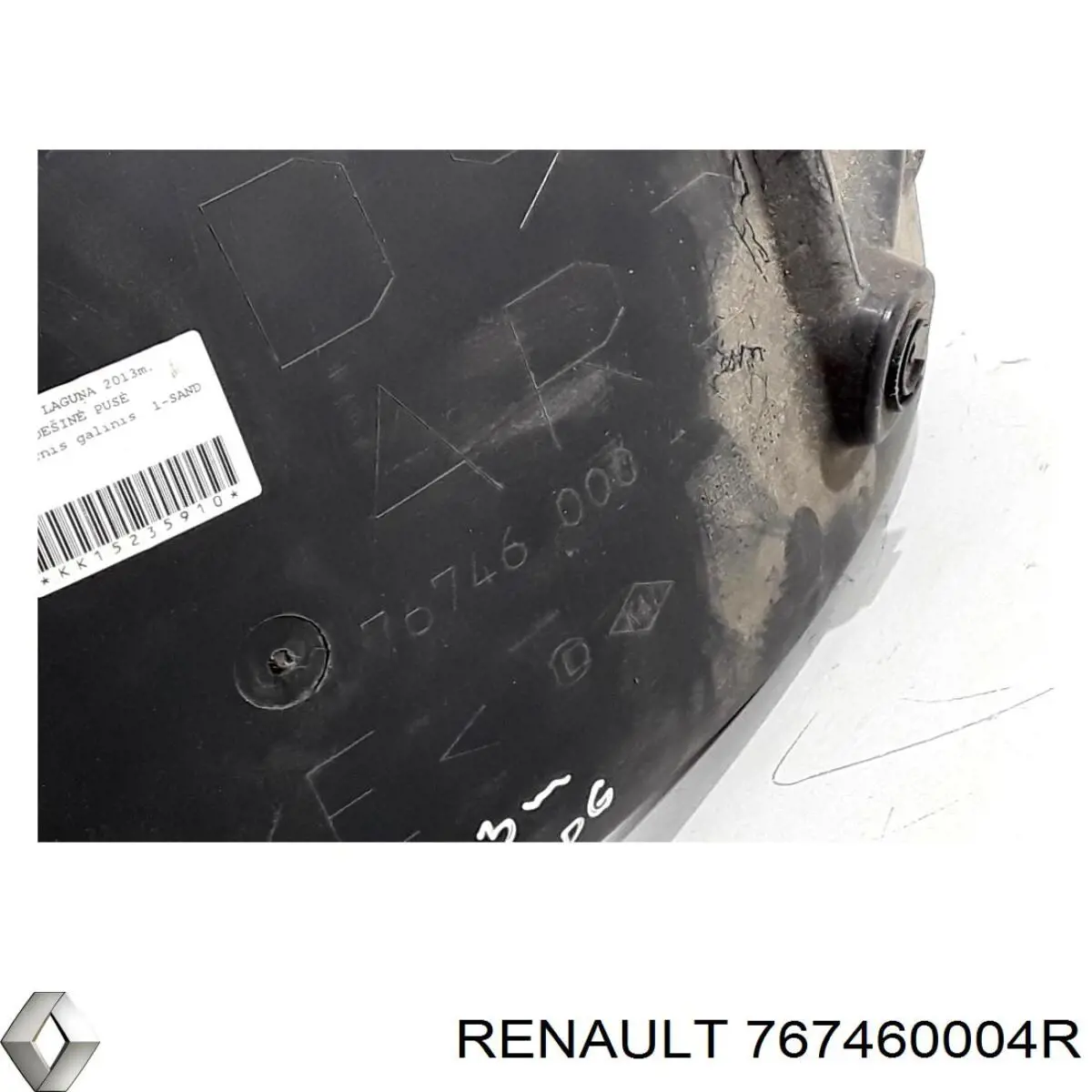 Купить 767460004R Renault (RVI) Подкрылок задний правый