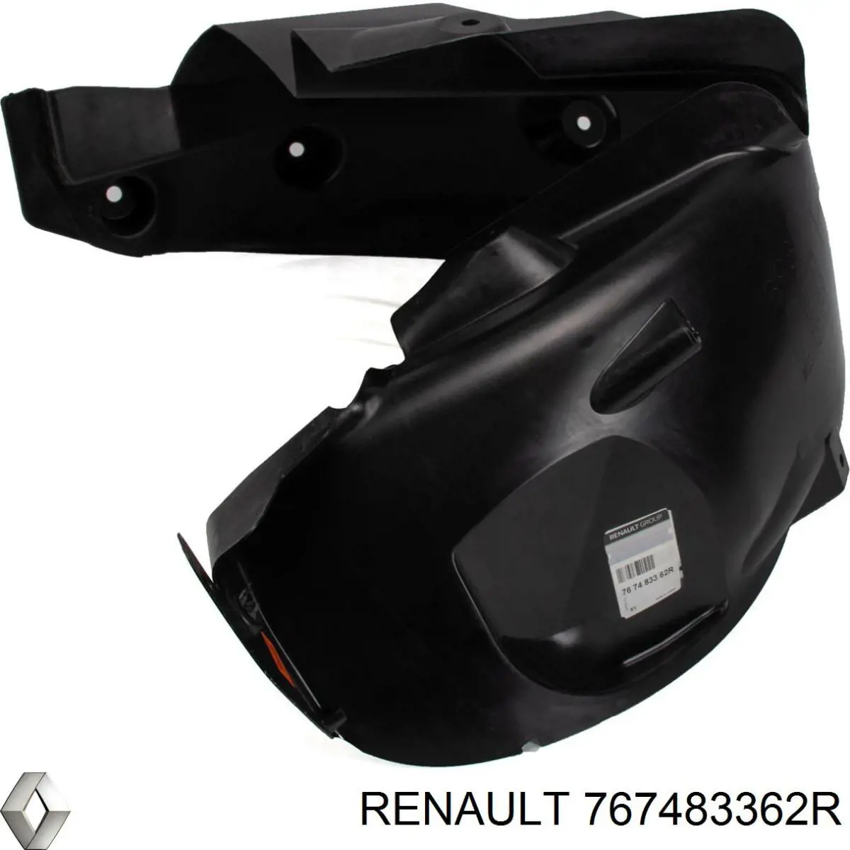 Подкрылок задний правый Renault (RVI) 767483362R цена, от 62.36 USD