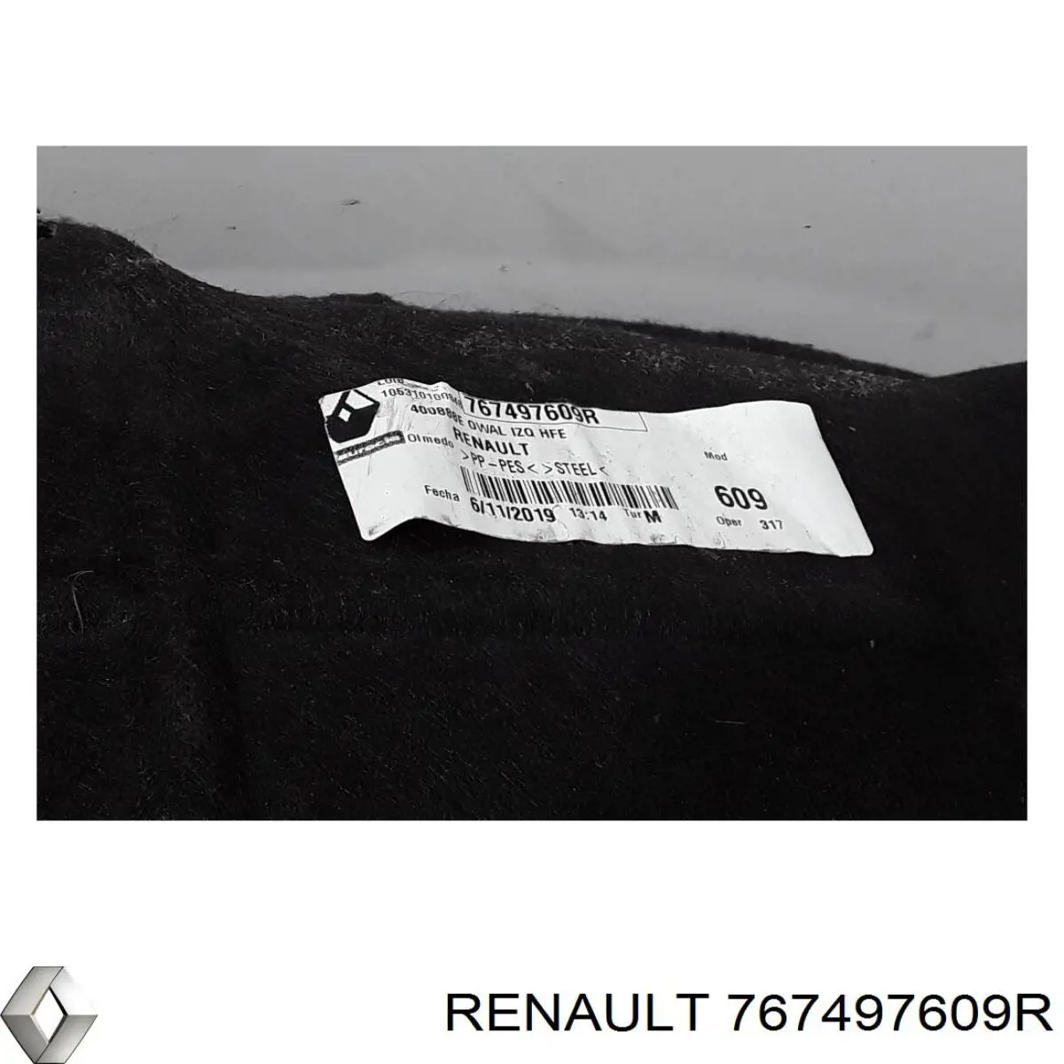 Подкрылок задний левый Renault (RVI) 767497609R цена, от 85.71 USD