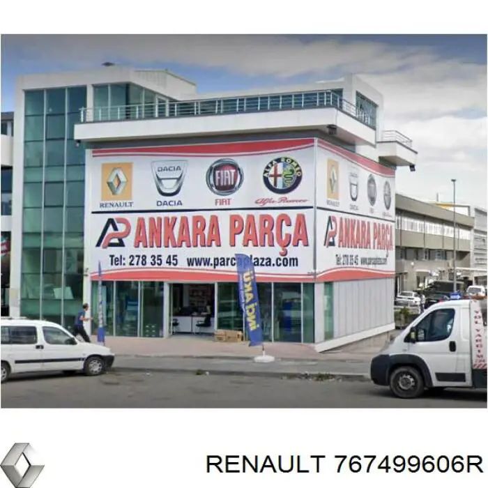 Купить 767499606R Renault (RVI) Подкрылок крыла заднего левый задний