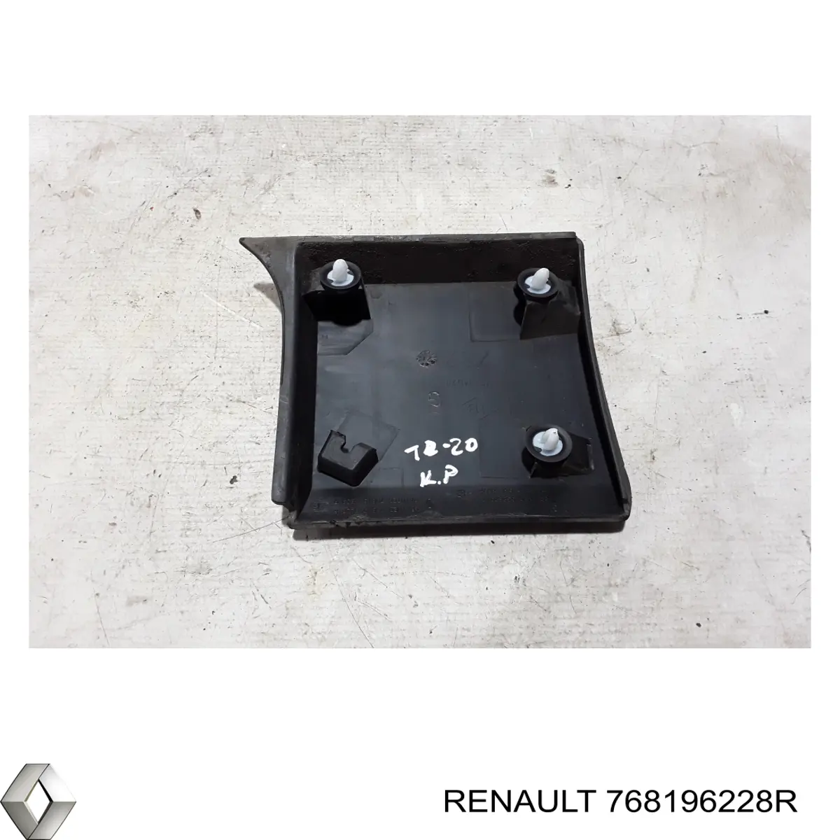 Накладка стойки кузова внешняя передняя левая Renault (RVI) 768196228R цена, от 16.52 USD