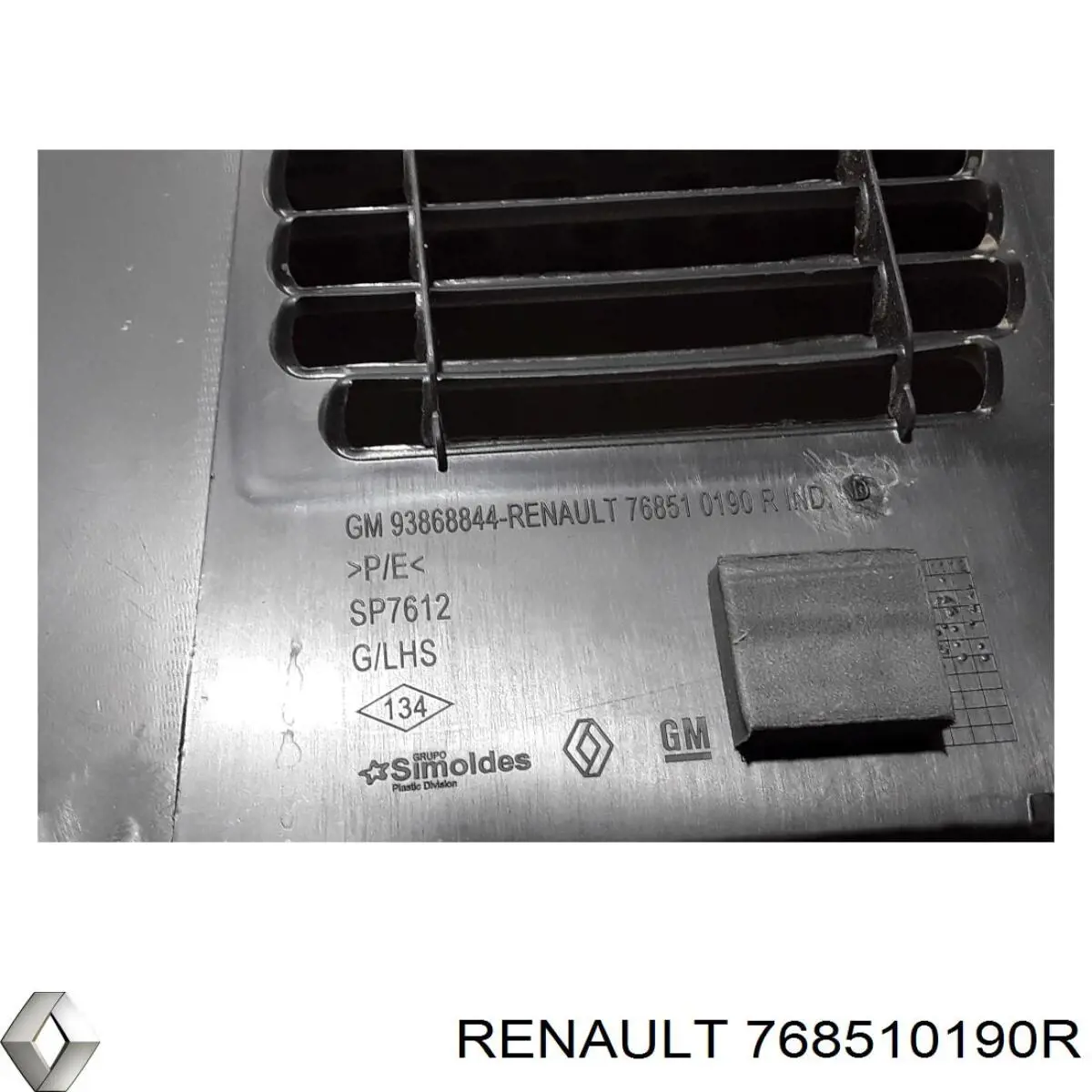 Накладка подножки Renault (RVI) 768510190R цена, от 16.91 USD