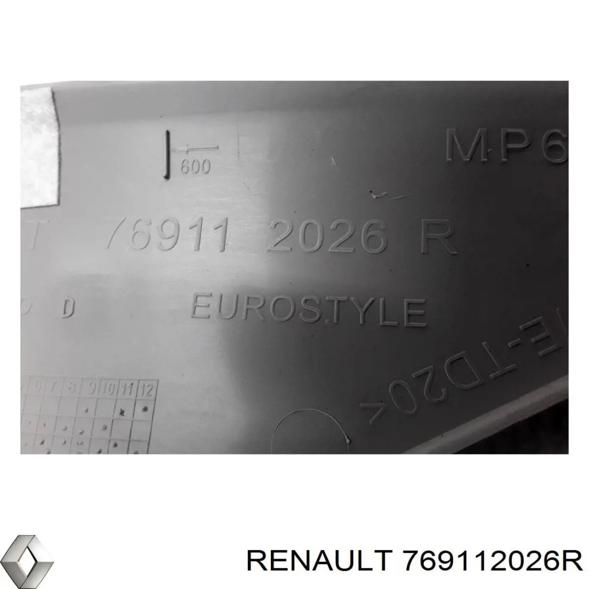 Купить 769112026R Renault (RVI) Обшивка стойки кузова внутренняя передняя правая