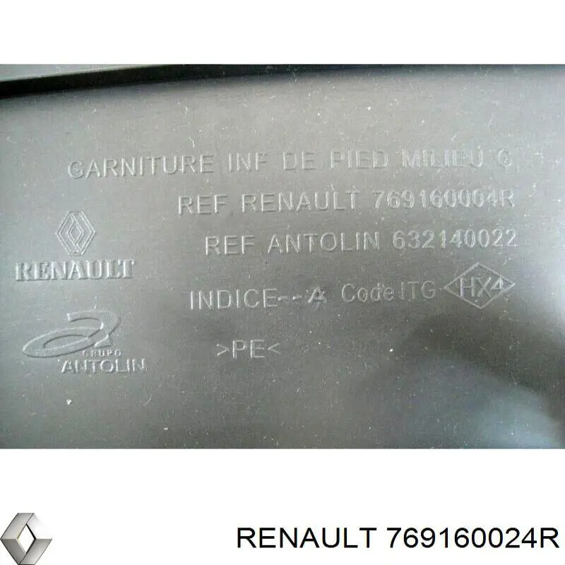  Renault (RVI) 769160024R цена, от 10.15 USD