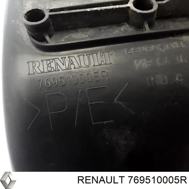 Накладка дверного порога внутренняя передняя правая 769510005R Renault (RVI)