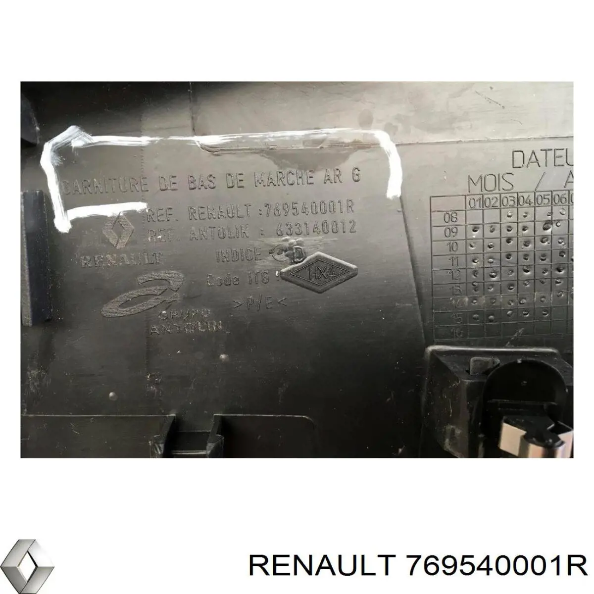  Renault (RVI) 769540001R цена, от 6.33 USD