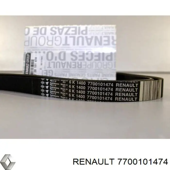 Клиновый ремень Renault (RVI) 7700101474 цена, от 14.24 USD