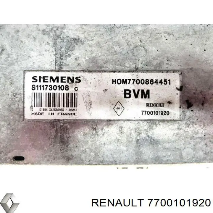 Купить 7700101920 Renault (RVI) 