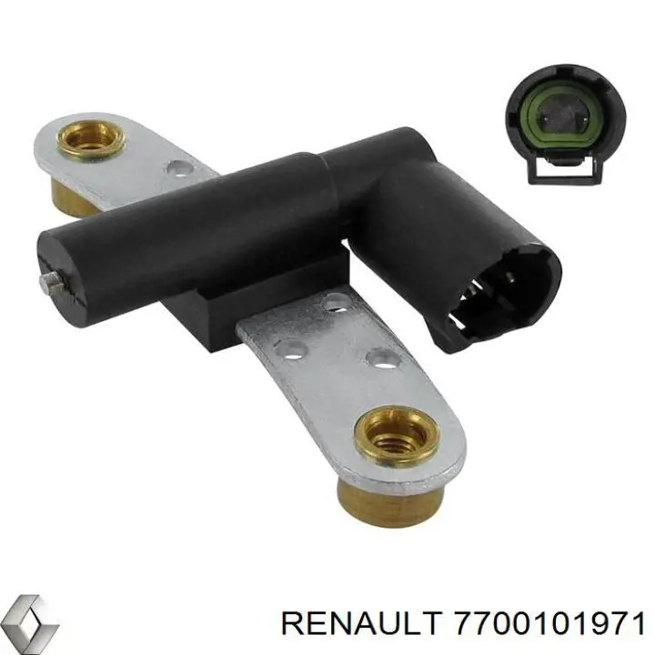 Sensor de posición del cigüeñal 7700101971 Renault (RVI)